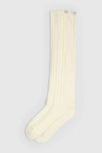 Barefoot Dreams Women's Cozychic Pointelle Knee High Socks - Pearl