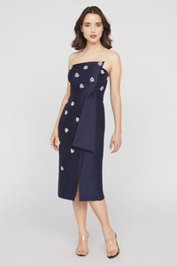 La Petite Robe de Chloe Embellished Midi Dress