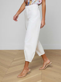 Pantalon fuselé H/R Krista blanc L'Agence