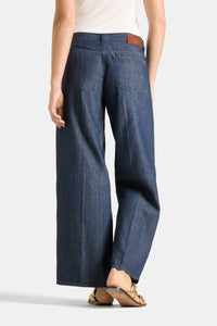 Pantalon raccourci à couture Aimee Cambio Eco Rinsed