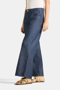 Pantalon raccourci à couture Aimee Cambio Eco Rinsed