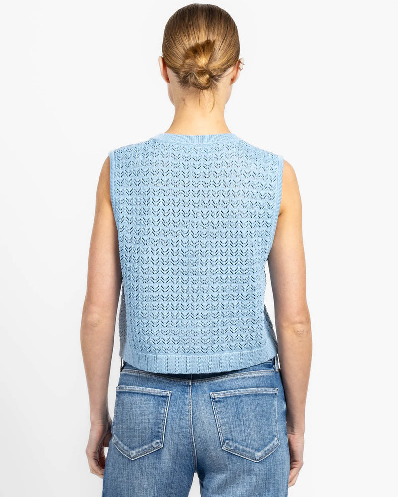 L’Agence Max Pointelle Knit Top