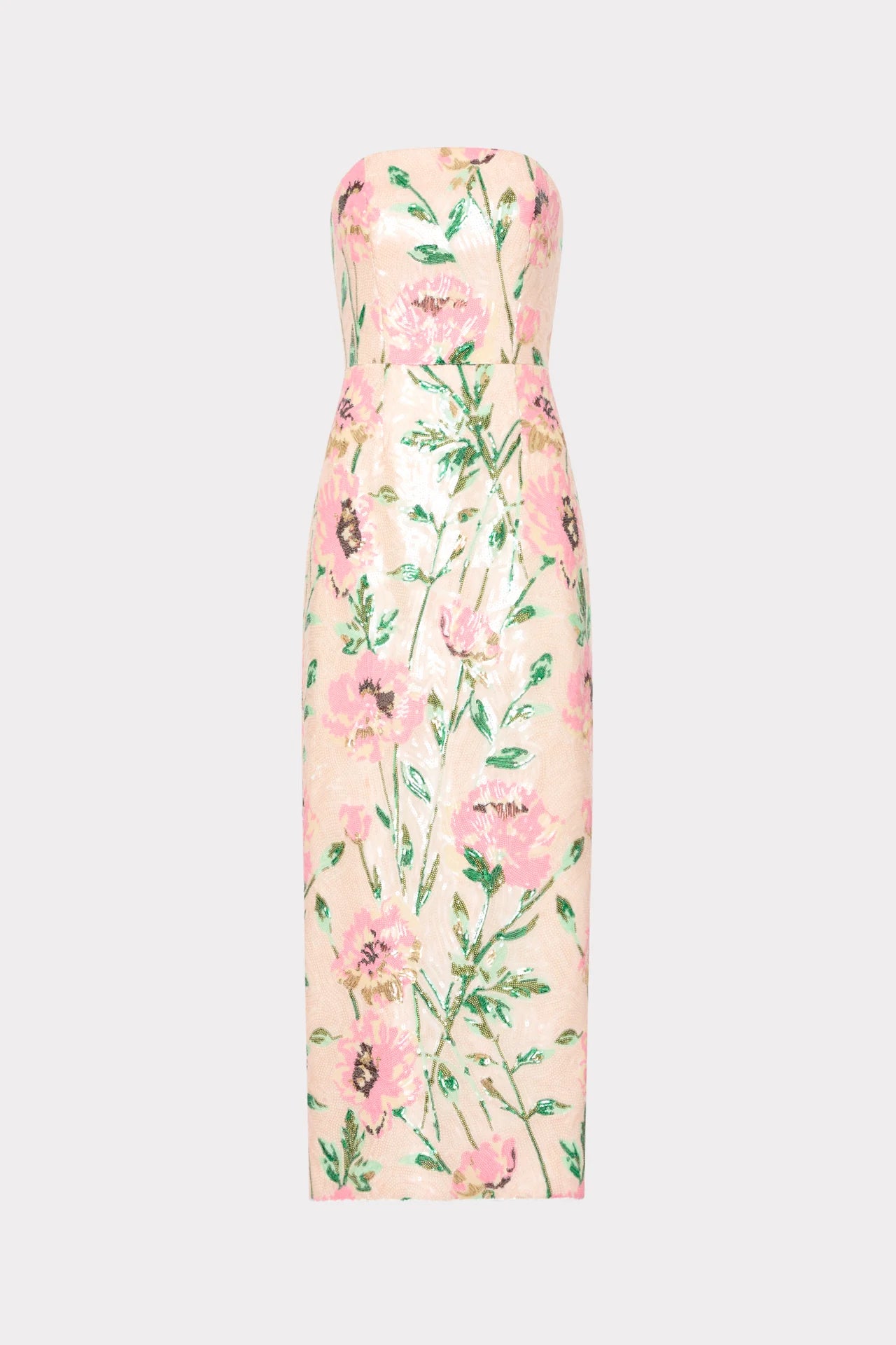 Milly Kait Floral Sequins Dress