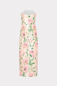 Milly Kait Floral Sequins Dress