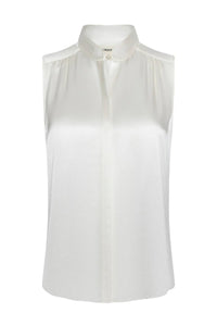 Blouse sans manches en soie L'Agence Hendrix