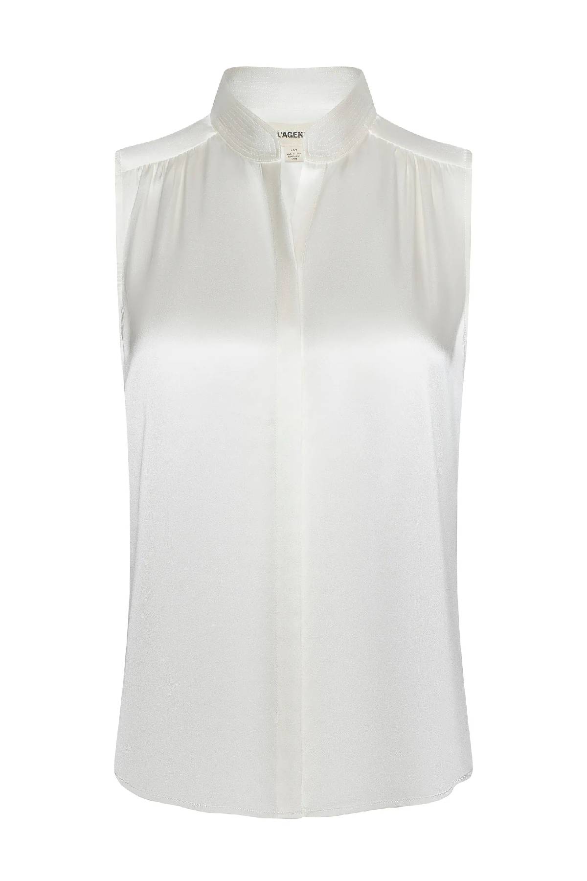 Blouse sans manches en soie L'Agence Hendrix