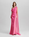 Gemy Maalouf Asymmetrical Neckline Gown