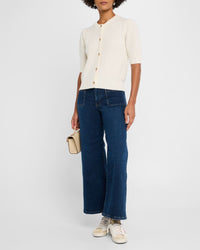 Frame Le Slim Palazzo Bardot Pocket Jeans