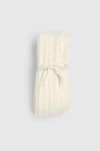 Barefoot Dreams Women's Cozychic Pointelle Knee High Socks - Pearl