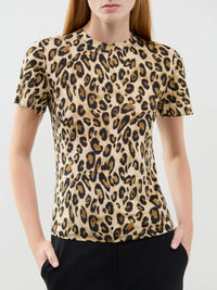 Marella MA13053F-005 T-shirt Matassa camel à pois