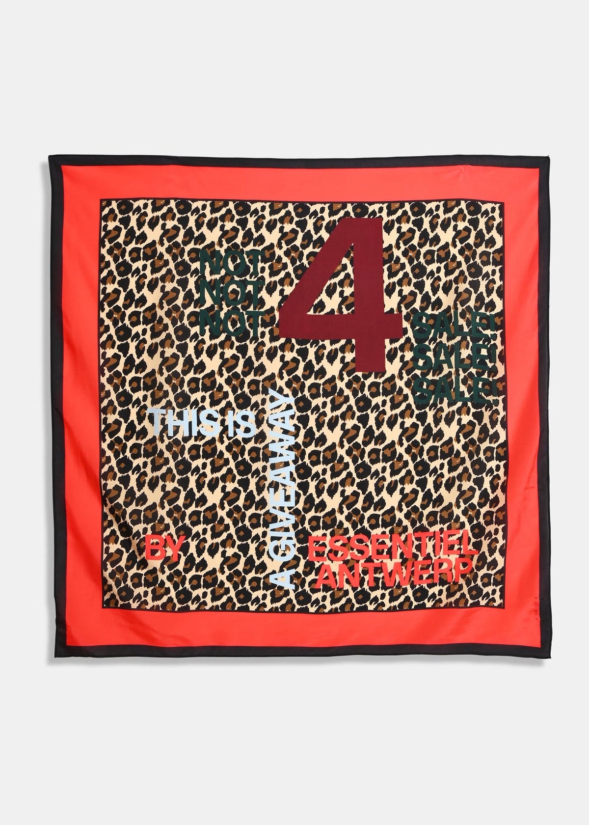 Essentiel Antwerp Kourage Square Scarf Firestarter