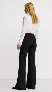 Smythe Lisbon Straight Leg Pant Deep Black
