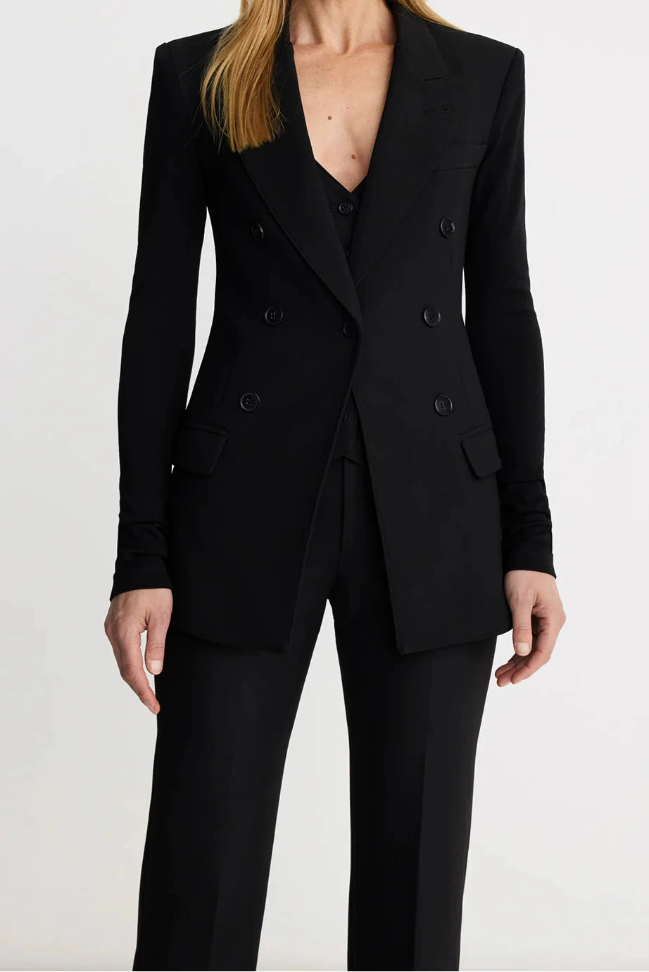 Smythe Not A DB Blazer With Jersey Sleeve - Black