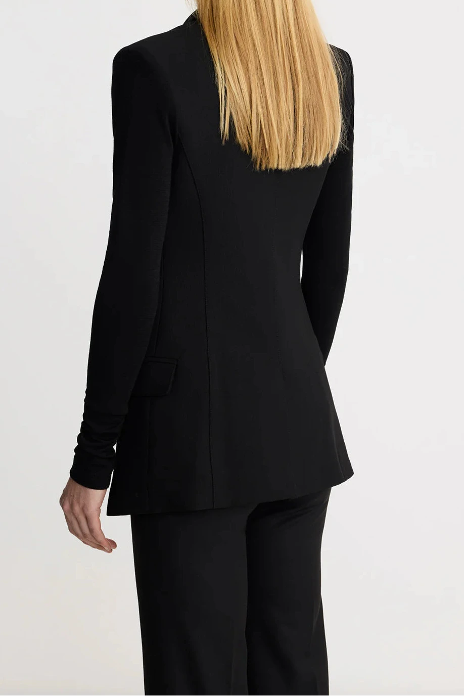 Smythe Not A DB Blazer With Jersey Sleeve - Black