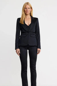 Smythe Tuxedo Peaked Lapel Blazer - Black