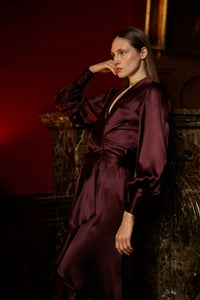 Emanou Amour Dress Burgundy