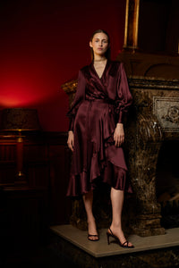Emanou Amour Dress Burgundy