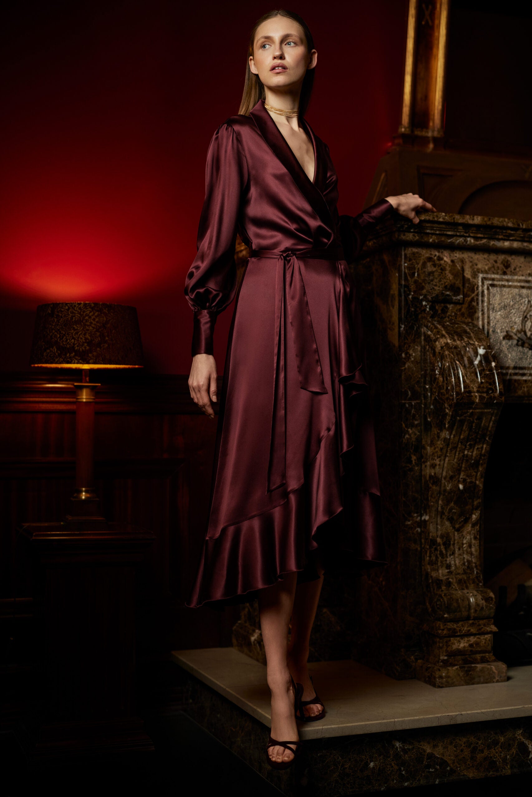 Emanou Amour Dress Burgundy