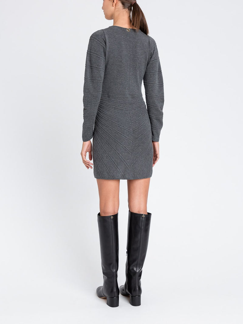 Twinset Ribbed Knit Dress