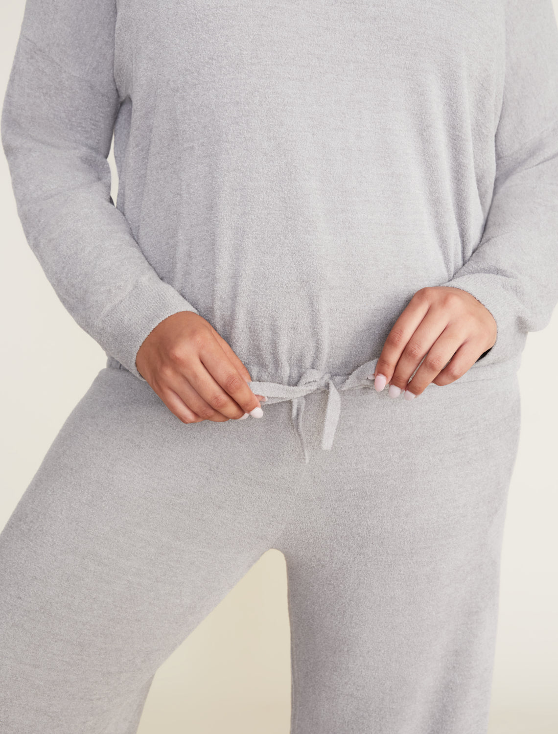 Barefoot Dreams Ultra LiteSlouchy Pullover Dove Gray