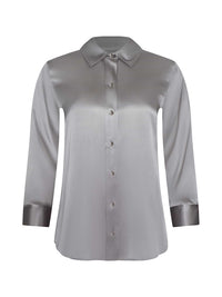 Blouse manches 3/4 L'Agence Dani Light Pewter