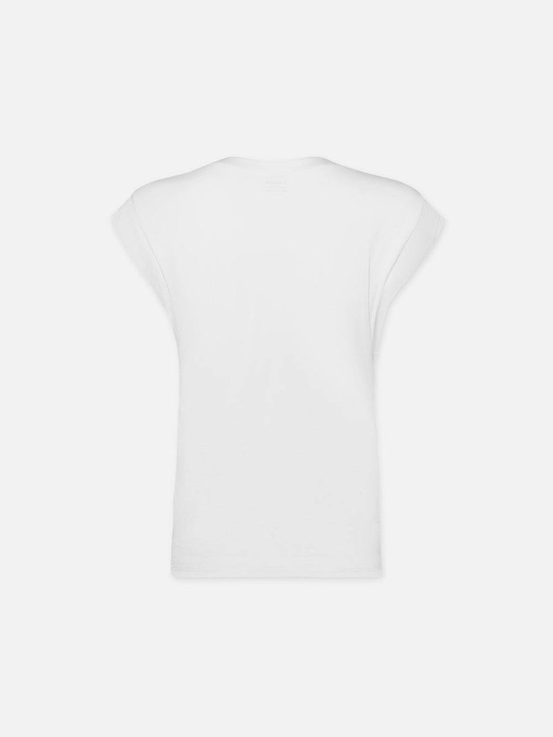 Frame Mid Rise V-Neck Tee