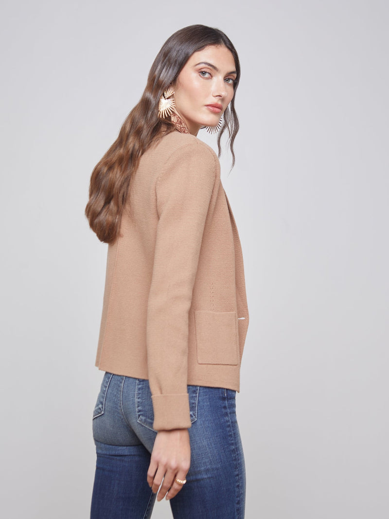 L'Agence Sofia Knit Blazer