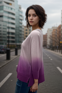 Repeat Cashmere Ombre Knitted Pullover