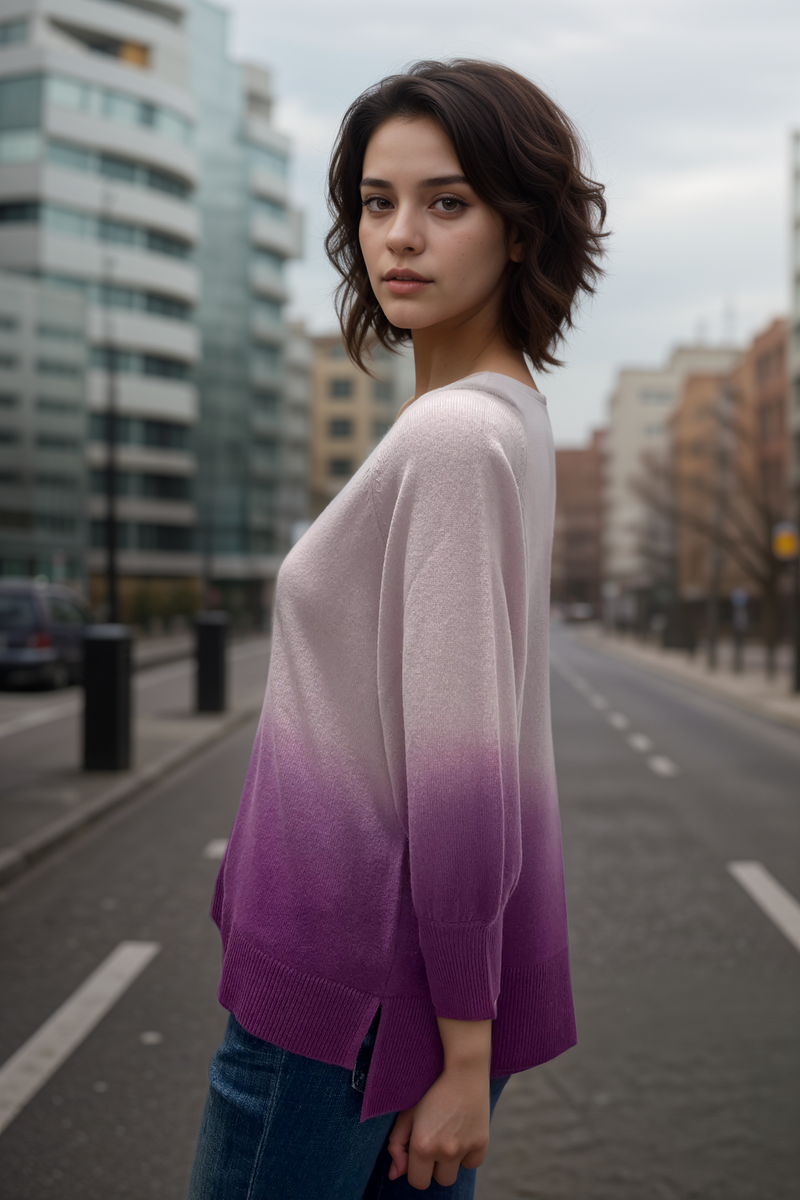 Repeat Cashmere Ombre Knitted Pullover