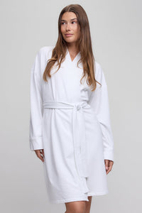 Peignoir d'intérieur Brushed Luxe pour femme Barefoot Dreams BDWMC26903 Sel marin