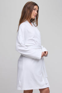 Peignoir d'intérieur Brushed Luxe pour femme Barefoot Dreams BDWMC26903 Sel marin