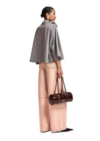 Essentiel Kafir Pussy Bow-Tie Top Steel