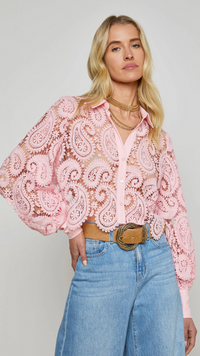 L'Agence Odelia Lace Blouse