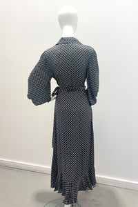Emanou Amour Dress Chocolate/Dove Blue