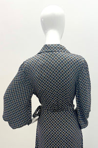 Emanou Amour Dress Chocolate/Dove Blue