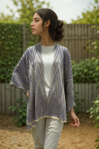 Missoni Zig Zag Knit Poncho