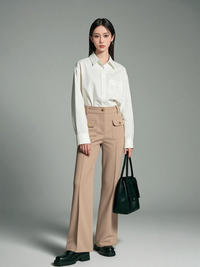 Cambio Farah Patched Pocket Pant