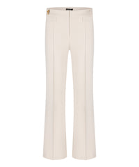 Pantalon sur mesure Cambio Fawn avec poche à rabat, chaîne dorée, couleur avoine