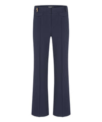 Cambio Fawn Flap Pocket Gold Chain Tailored Trousers