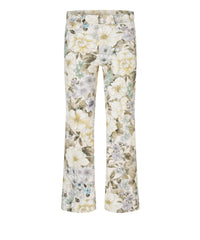 Cambio Fabienne Flower Pocket Cropped Flared Pant