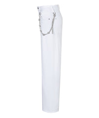 Pantalon Baggy Cambio Blanc Frais