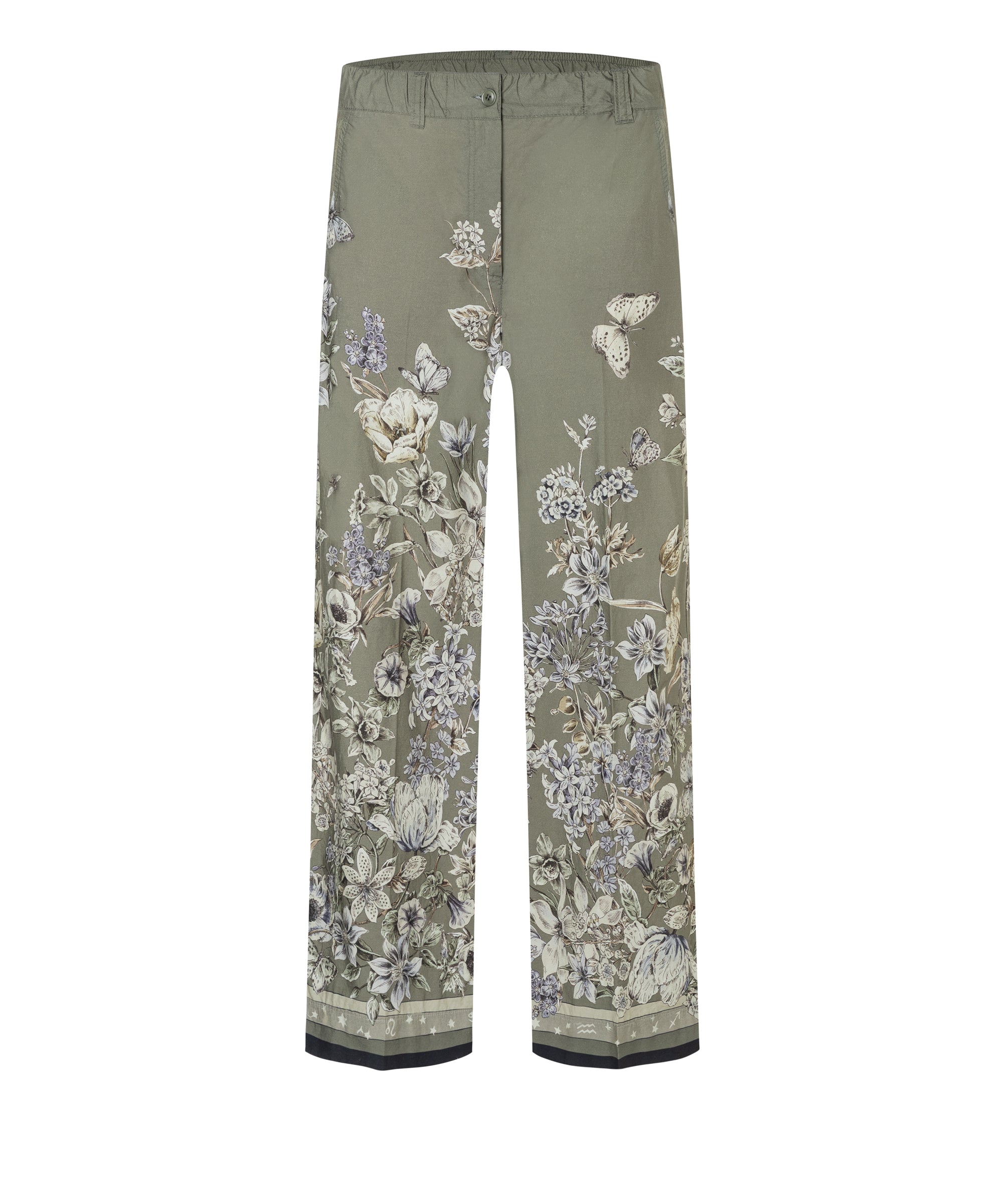 Cambio Clementine Pant Salvia/Sand Flower