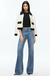 Alice & Olivia Topher Boxy Jacket BLazer