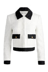 Alice & Olivia Topher Boxy Jacket BLazer