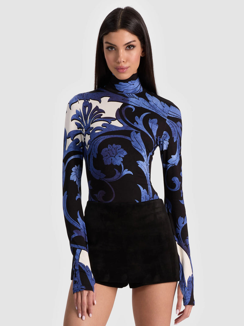 Alice + Olivia Delania Turtleneck Top