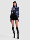 Alice + Olivia Delania Turtleneck Top