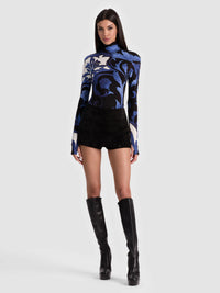 Alice + Olivia Delania Turtleneck Top