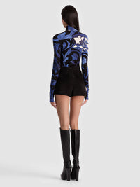 Alice + Olivia Delania Turtleneck Top