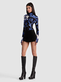 Alice + Olivia Delania Turtleneck Top