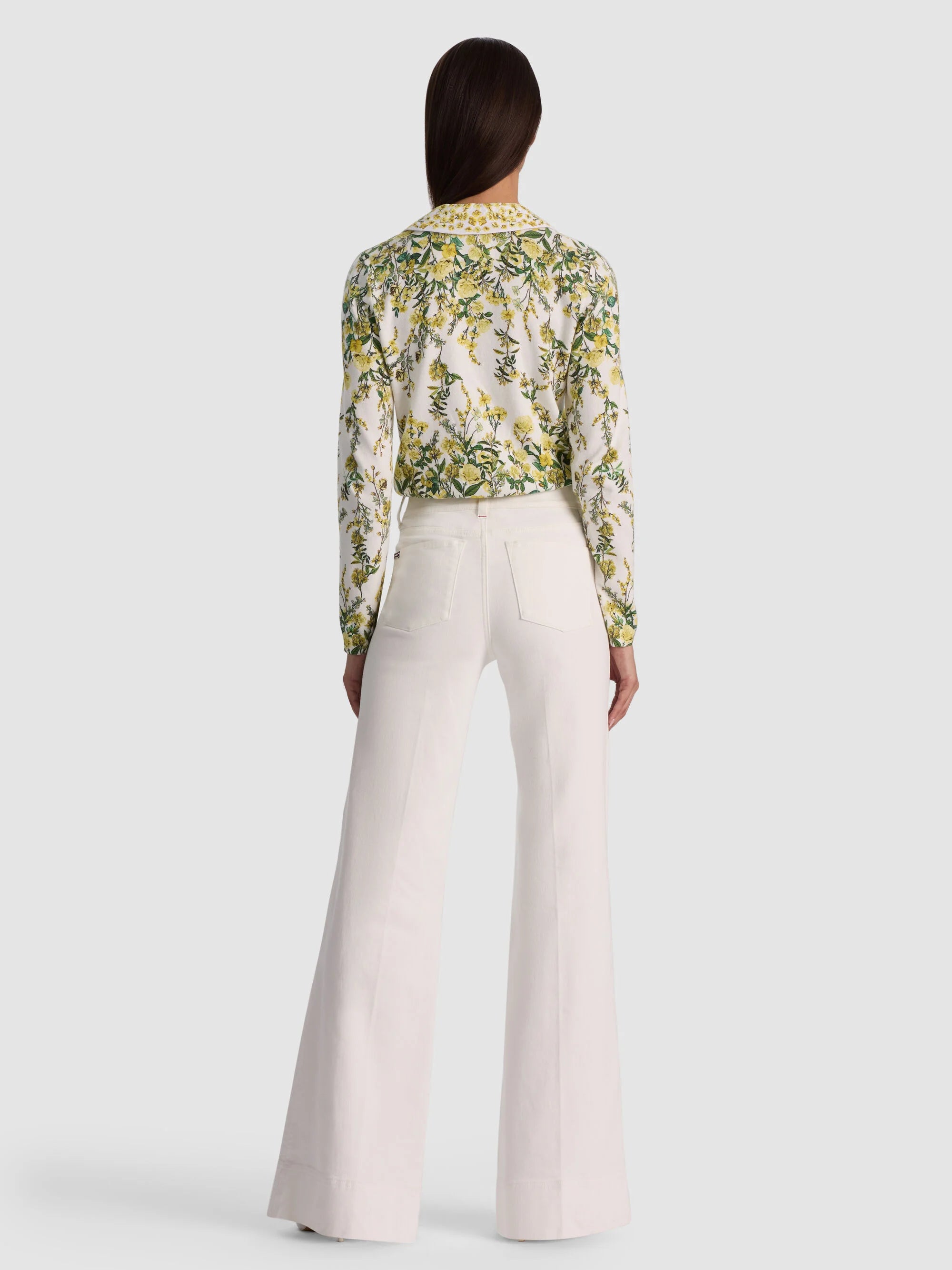 Alice + Olivia Cardigan imprimé Carson - Fresh Air Butter